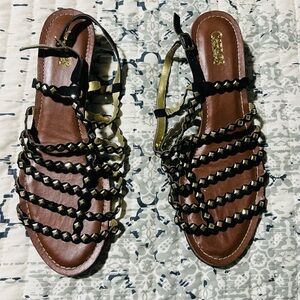 Carlos by Carlos Santana Black Sandals Size 11 NWOT